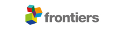 Frontiers logo and illustration on a white background